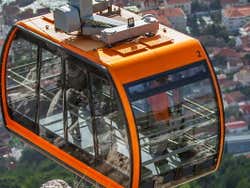 O teleférico de Dubrovnik