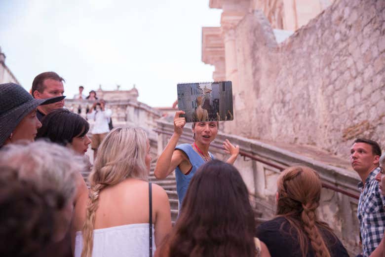 Durante el tour de Juego de Tronos