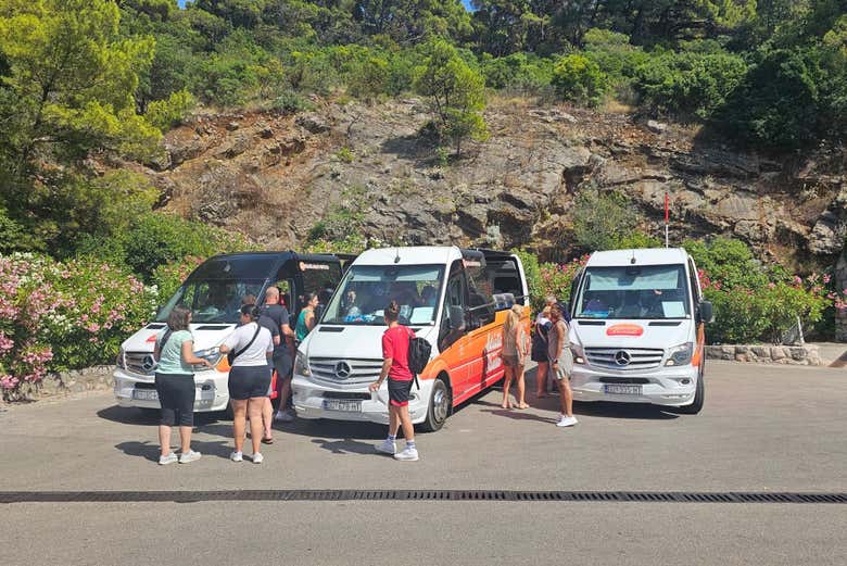 I veicoli previsti dal tour