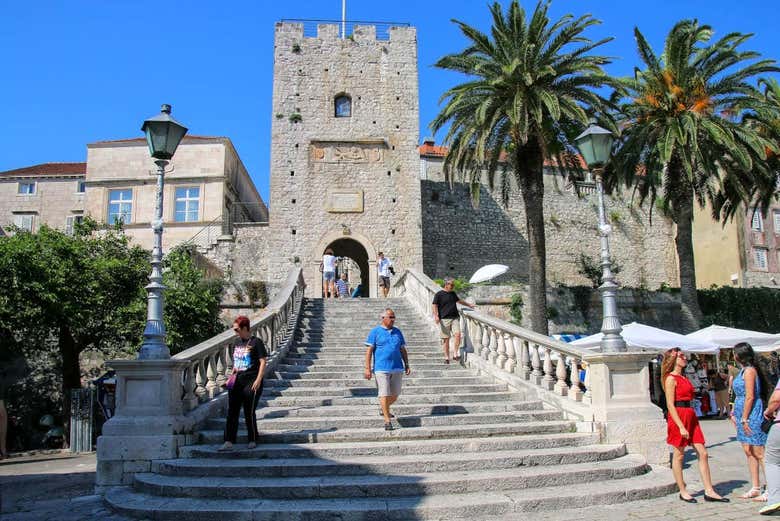 Visitez le centre de Korčula