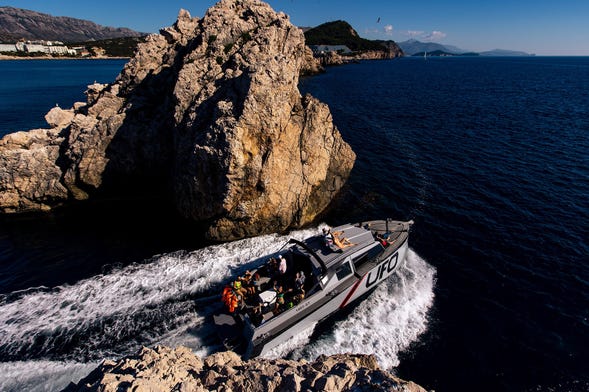 Paseo en lancha al atardecer por Dubrovnik