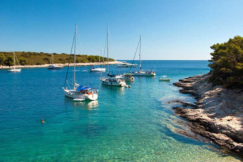 Aguas cristalinas del mar Adriático