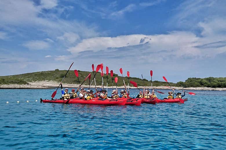 Balade en kayak à Hvar