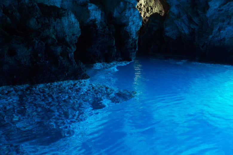 La grotte bleue