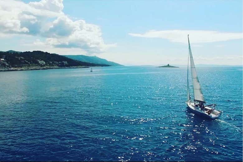 Balade en bateau sur la Mer Adriatique