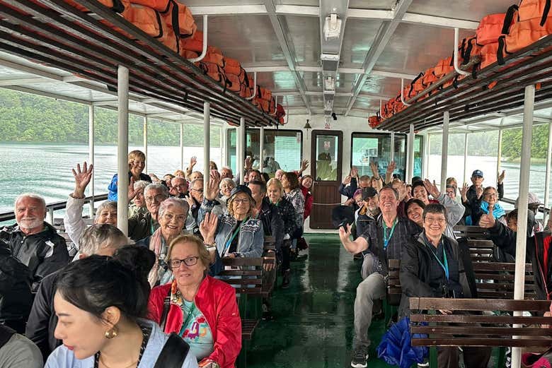 Hop on a pleasant boat ride