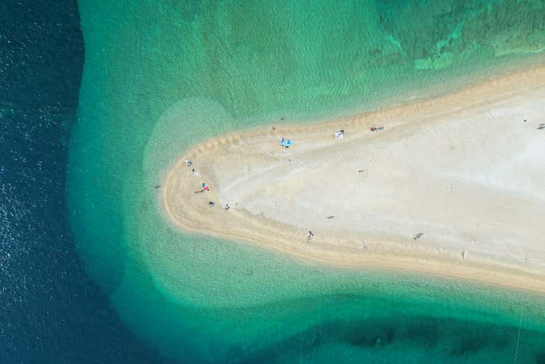 El contraste de colores de la isla de Brac