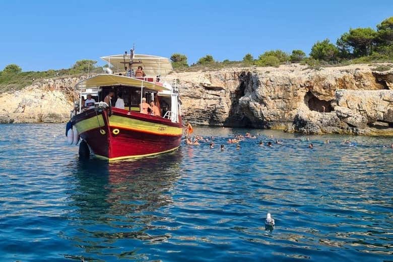 Boat in Kamenjak