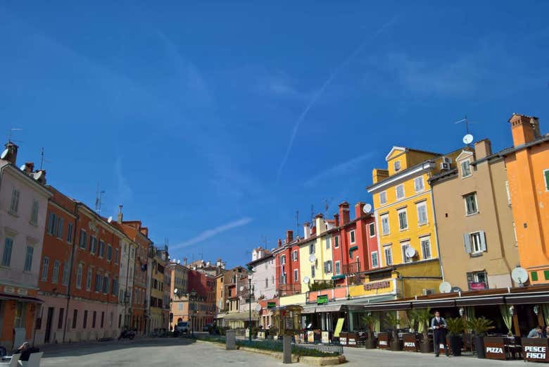 Ruas típicas de Rovinj