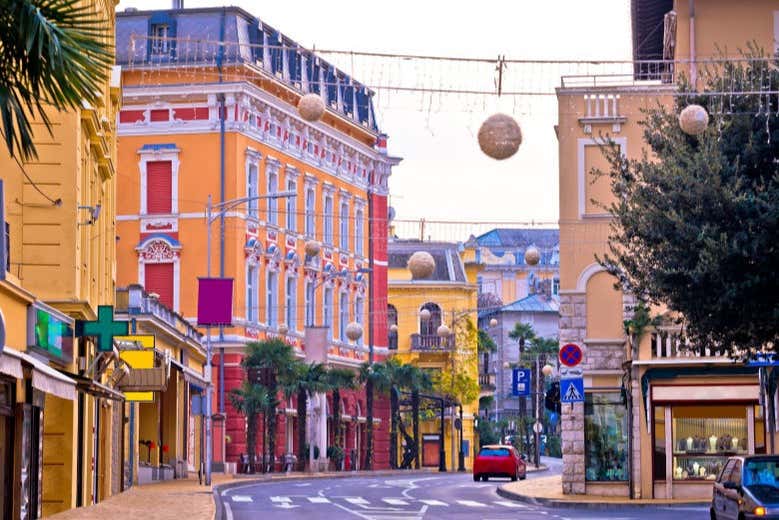 Colorful streets of Opatija