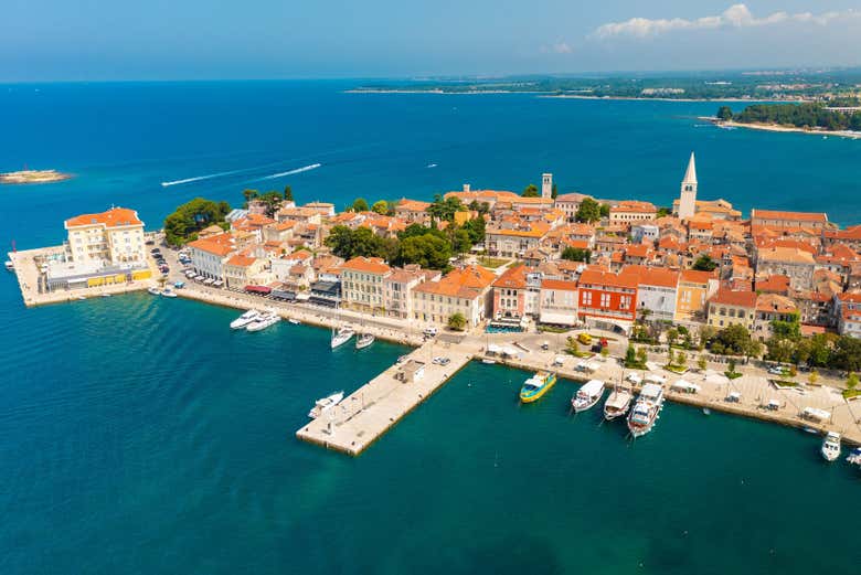 Porec es una de las ciudades croatas más bellas de Istria