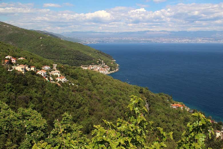 Vista panorámica de Mošćenice 