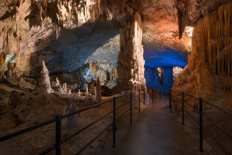 Visiting the Postojna Cave