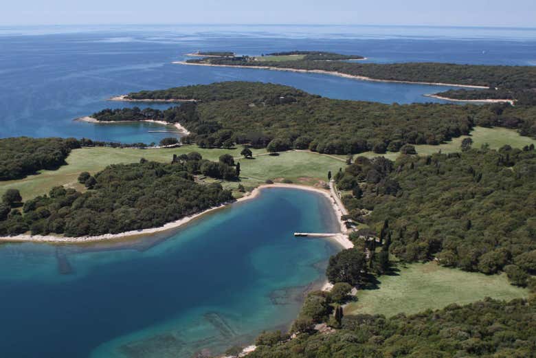 Paisajes de las islas Brijuni