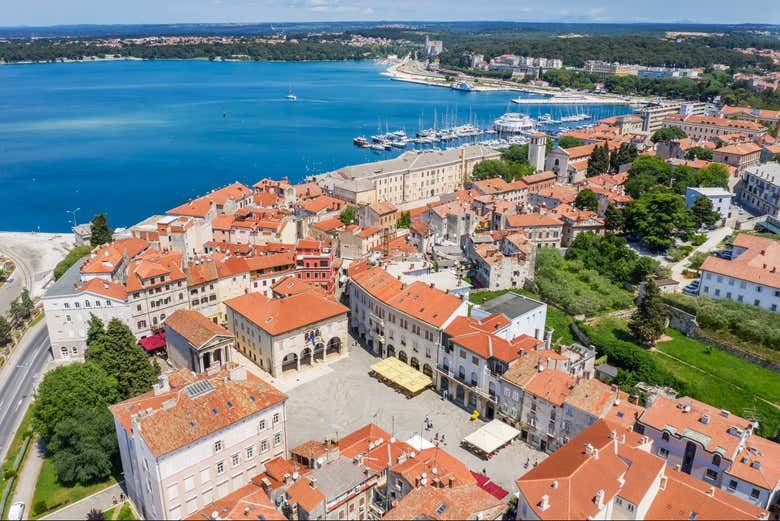 Visit one of the most beautiful cities along the Istrian Coast