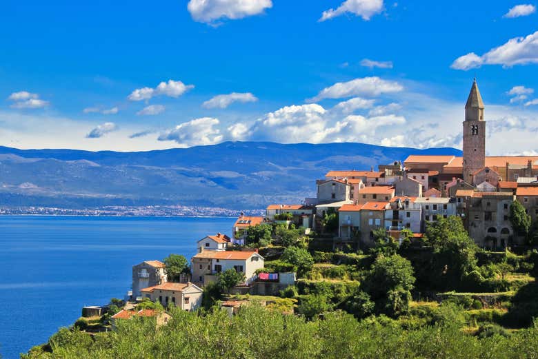 View of the island