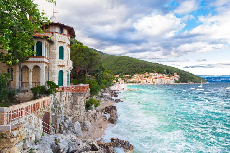 Vista del mar desde Mošćenice