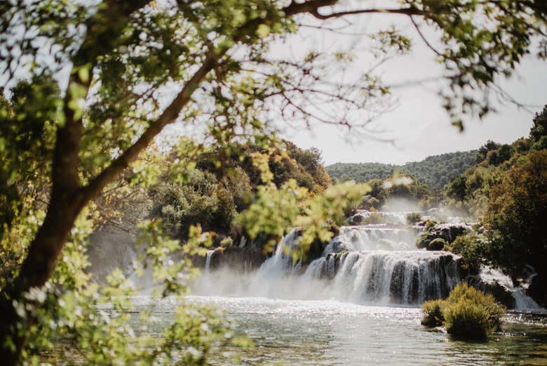 Excursão do Parque Nacional de Krka de lancha