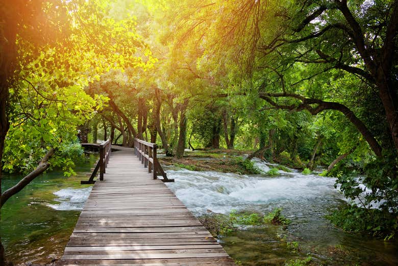 Paseando por el Parque Nacional de Krka