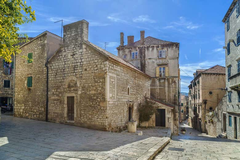 Medival square in Sibenik