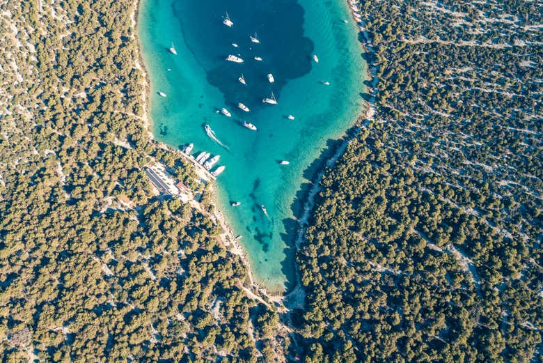 Vista di Tijat dall'alto