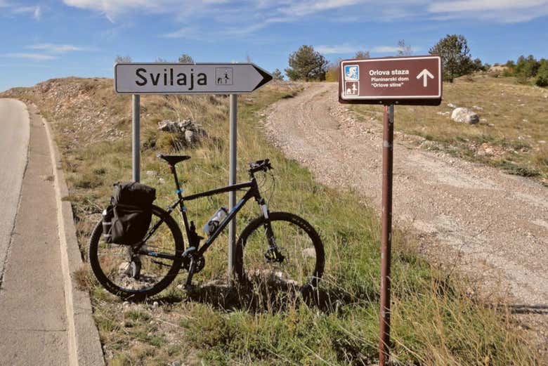 Balade à vélo dans la vallée de Sinj