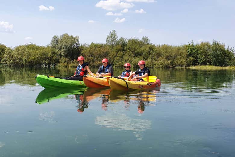 Percorrendo o rio Cetina