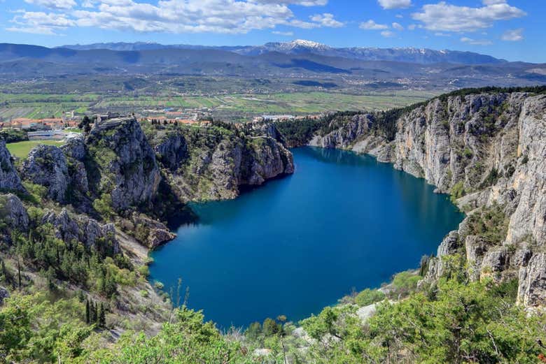 Lago Azul da Croácia
