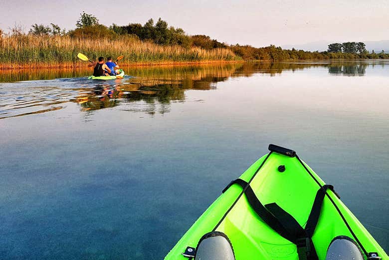 Paddling on the Cetina River