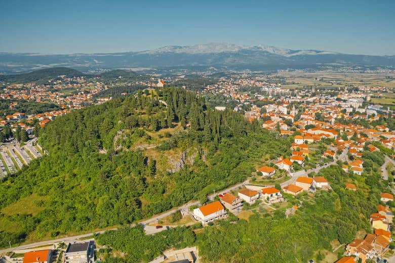 Vista aérea de Sinj