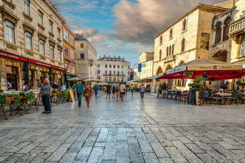 Un plaza en Split