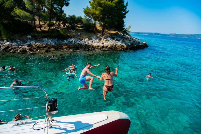 Un tuffo rinfrescante