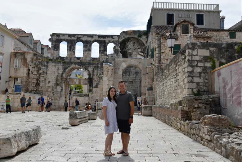 En el palacio de Diocleciano