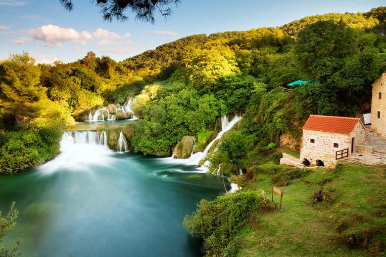 La beauté des paysages de Krka