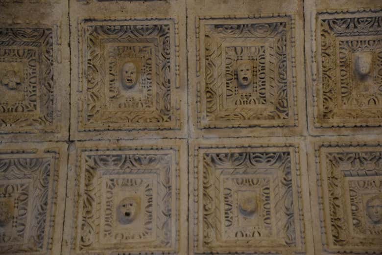 Techo en el Templo de Júpiter