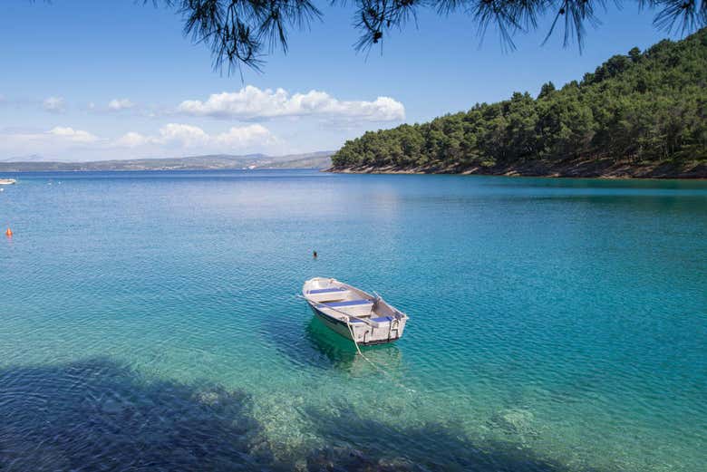 Looking out from Solta Island