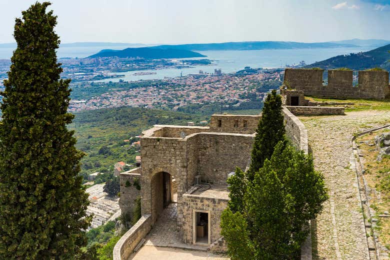 Vista panorámica de Klis desde el Fuerte