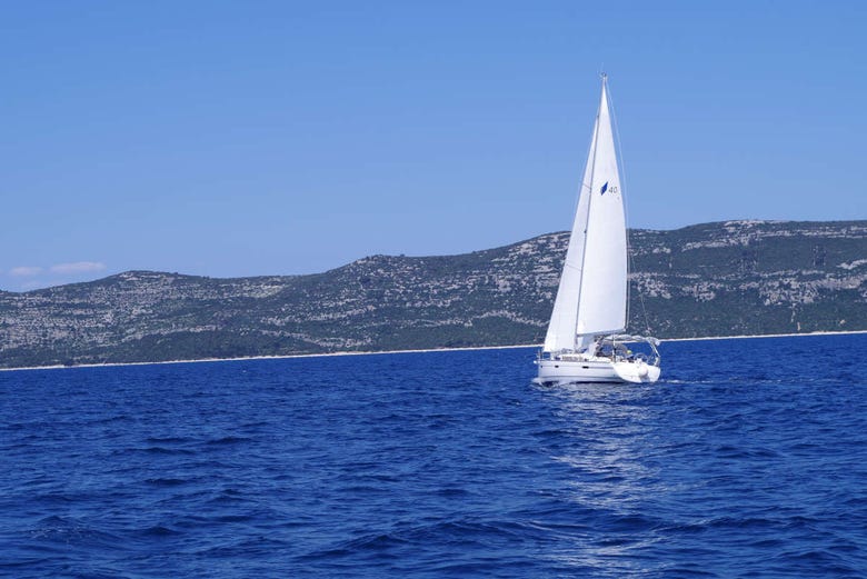 Balade en voilier depuis Zadar
