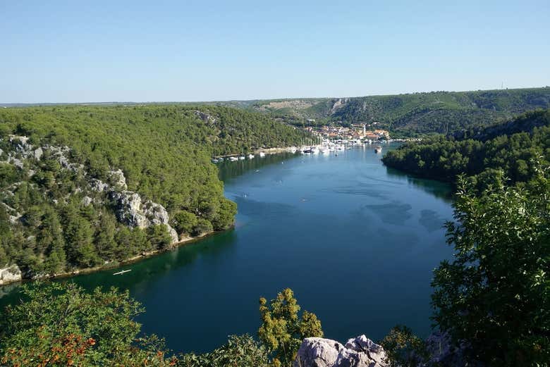 Admire the Skradin Lake