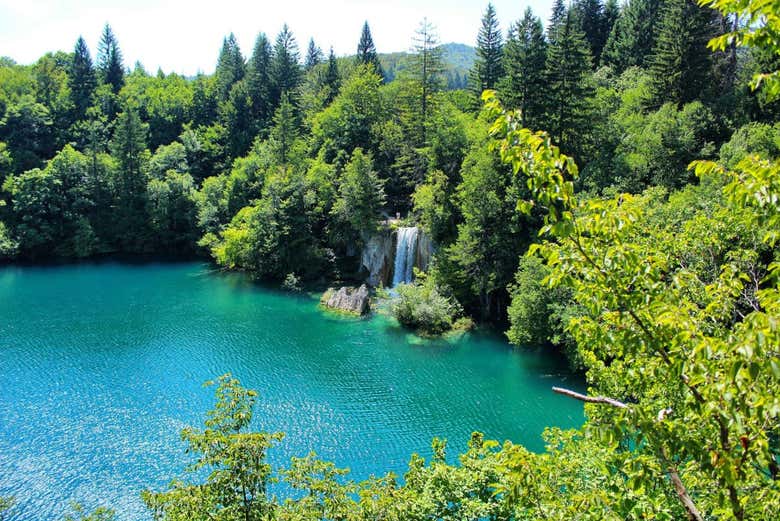 Cascada en los Lagos Plitvice