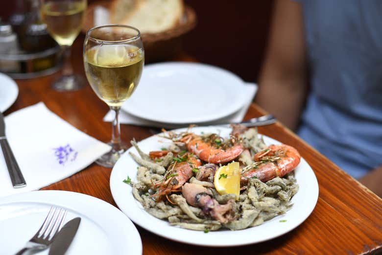 Croatian seafood dish