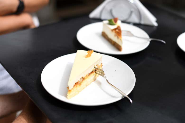Tasting typical desserts