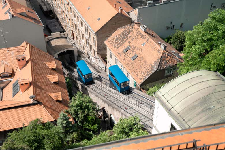 Panorámica del funicular de Zagreb