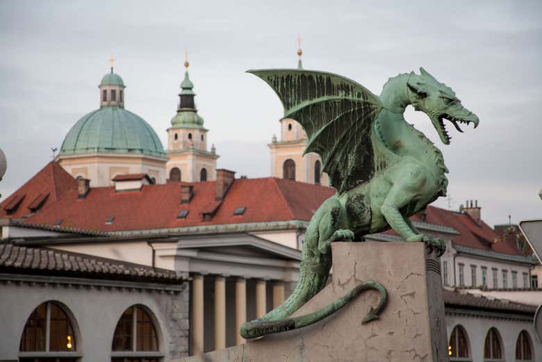 Pont du dragon à Ljubljana