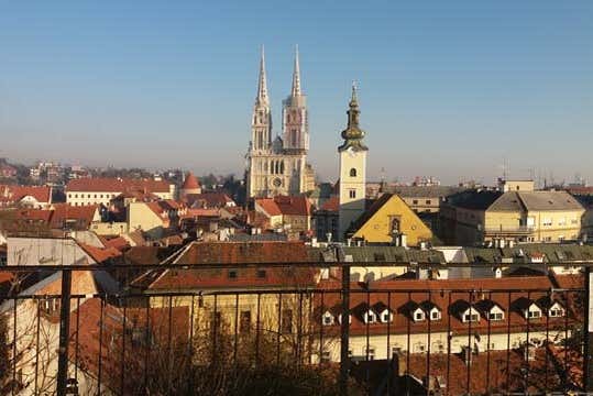 Vistas da catedral de Zagreb