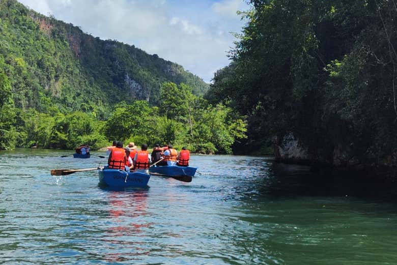 Durante la traversata sul fiume