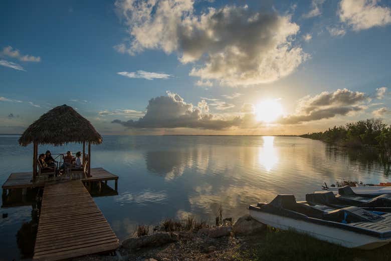 Lagoa La Redonda, uma das paradas ao longo da rota