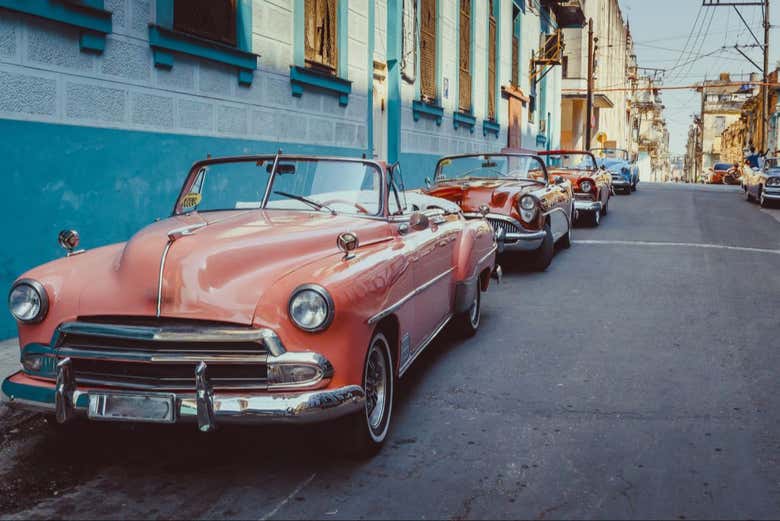 Carros clássicos em Havana