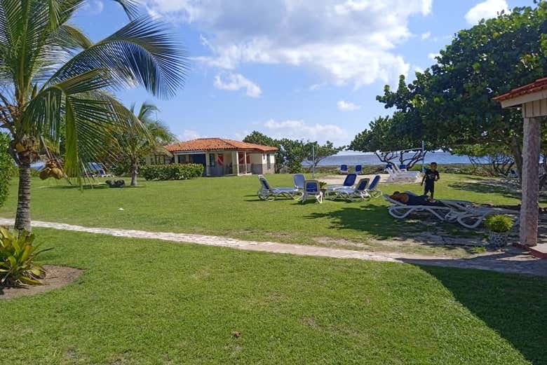 Podréis relajaros en las tumbonas