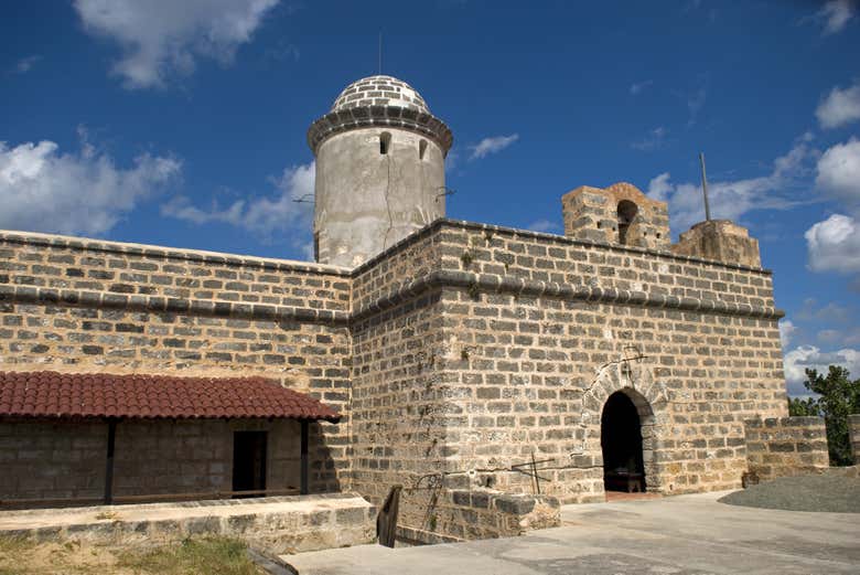 Fachada de la Fortaleza de Jagua